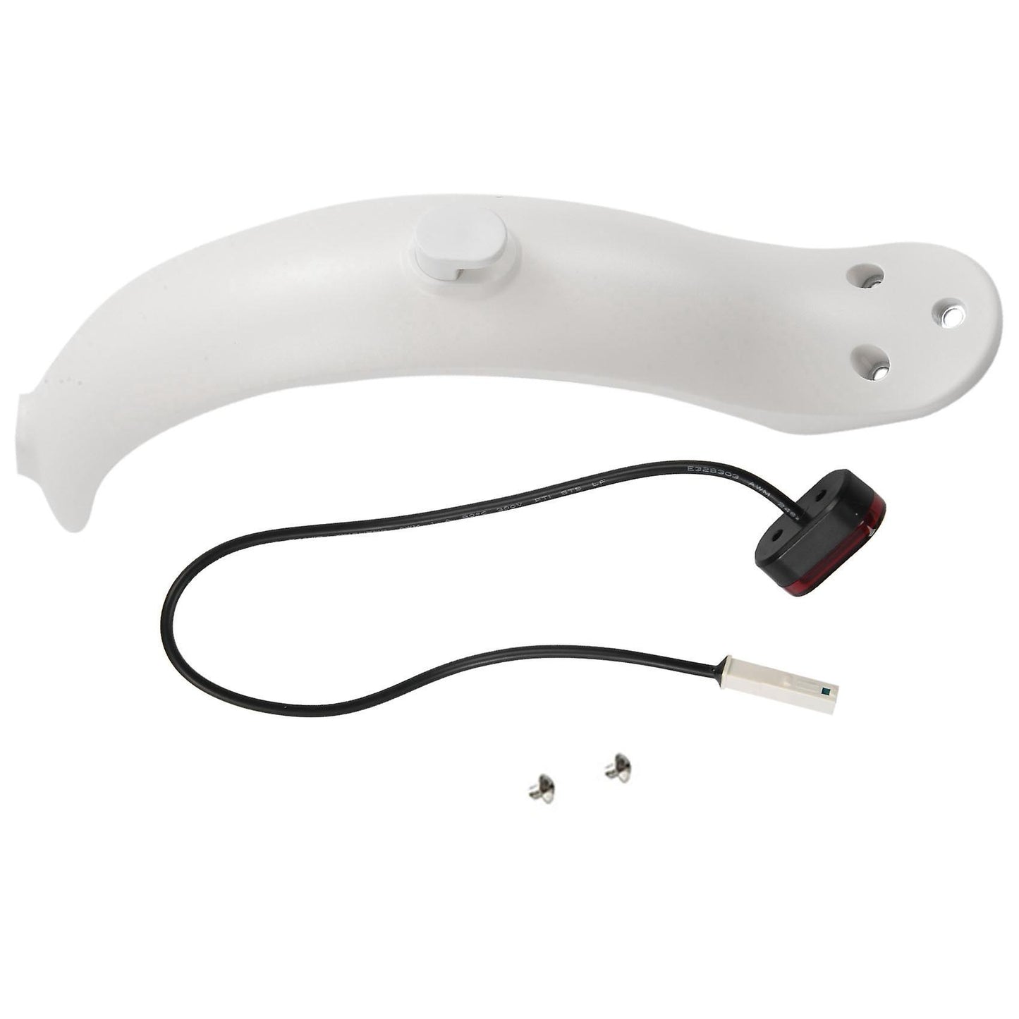 Rear Mudguard Fender+taillight for Xiaomi M365,white