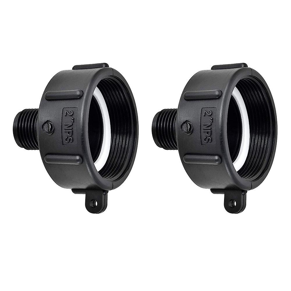 2pcs Ibc Tote Adapter 275 330 Ibc Adapter Fine Thread 2inch Nps