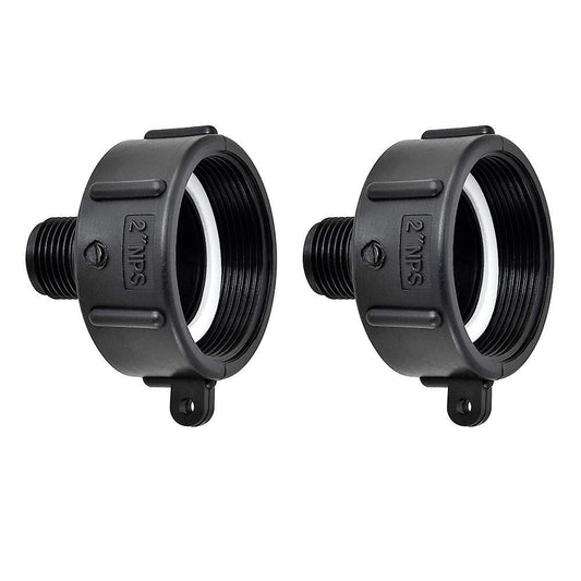 2pcs Ibc Tote Adapter 275 330 Ibc Adapter Fine Thread 2inch Nps