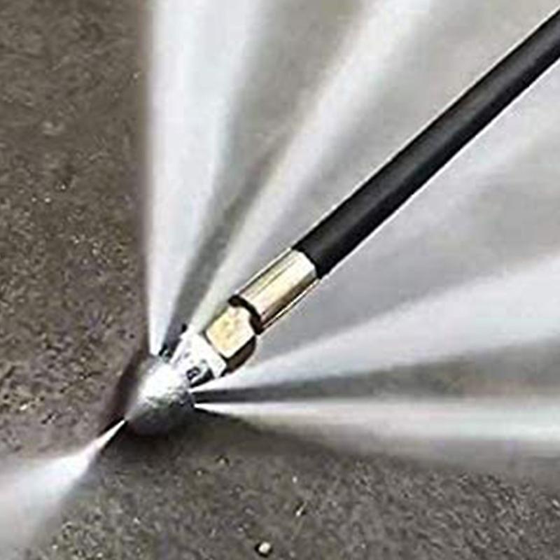 Pressure Washer Sewer Jetter Nozzle with Stainless Steel, ,1/4inch