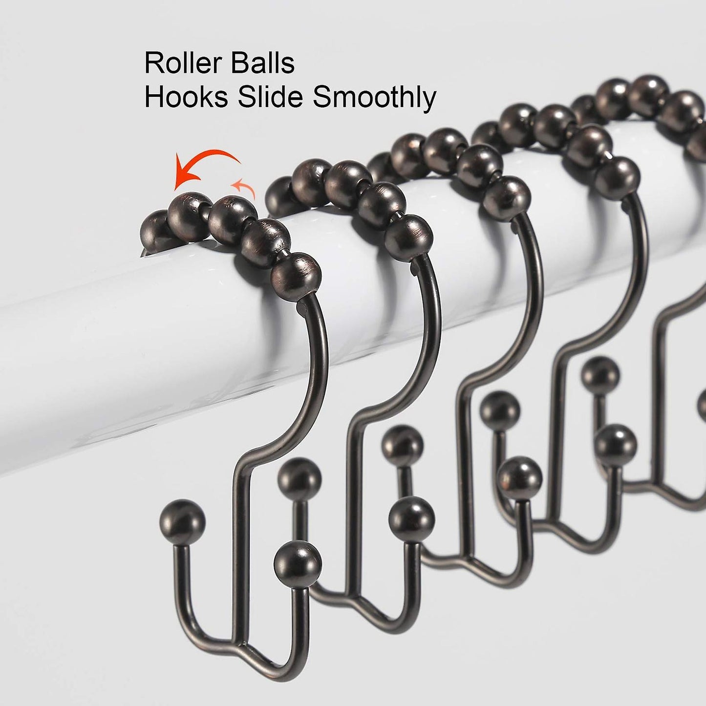 Shower Curtain Hooks Curtain Rings Stainless Steel Hooks B