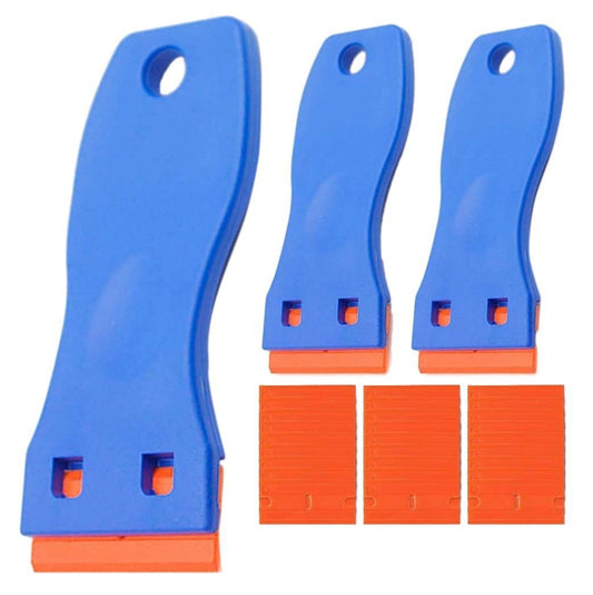 Plastic Scraper Scraper 3pcs & Scraper Blade 27 Pcs Razor Blade Tool