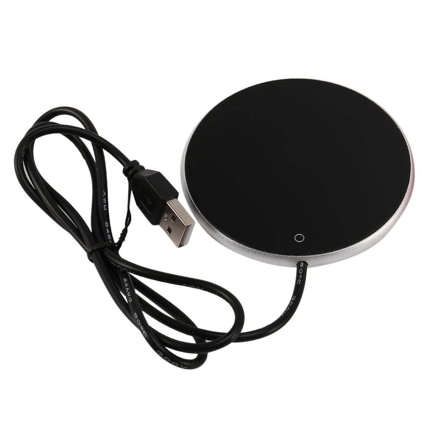 Coffee Warmer Coaster,usb Electric Heater for Office Home,silver 82 X 82 X 7mm