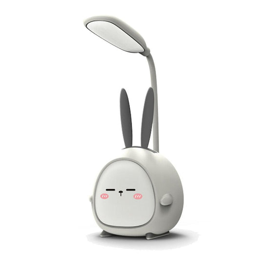 Portable Led Desk Lamp Foldable Light Cute Cartoon Desk Lamp Grey