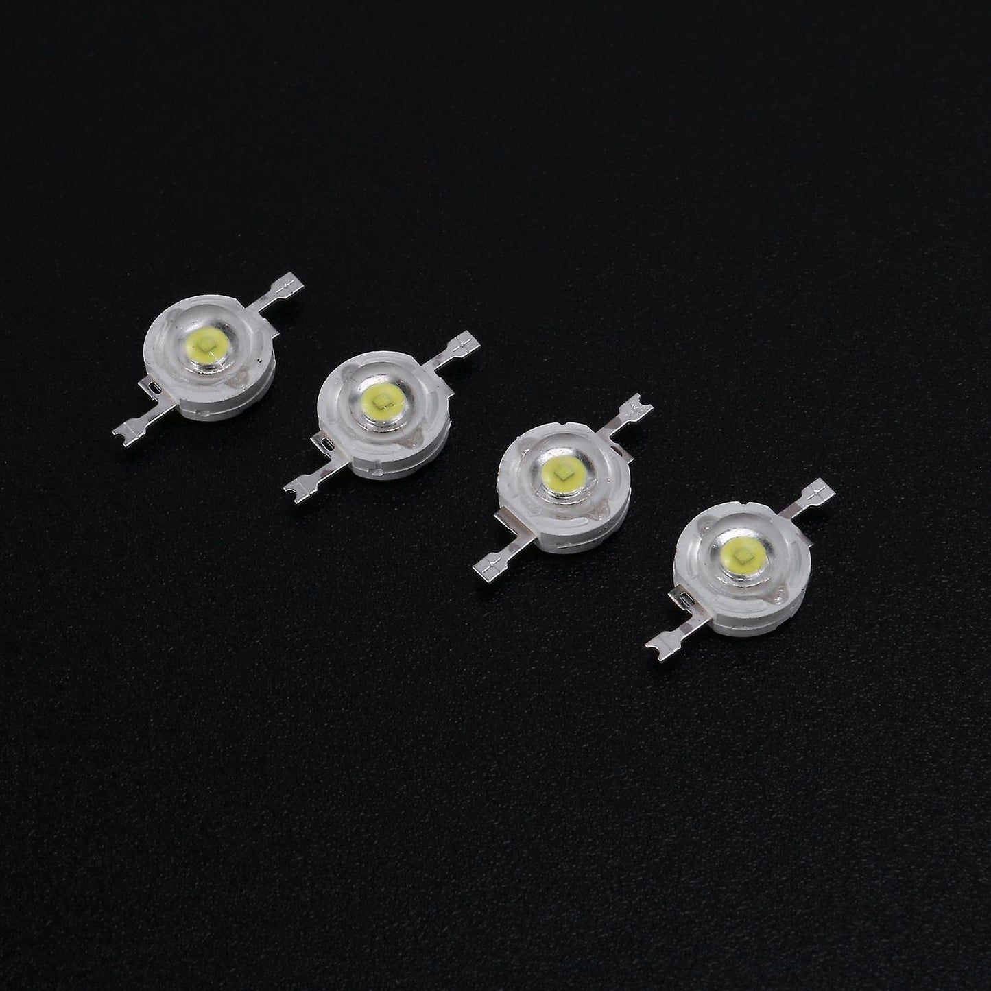 20 Pcs High Power 2 Pin 3w White Led Bead Emitters 170-190lm 6000k