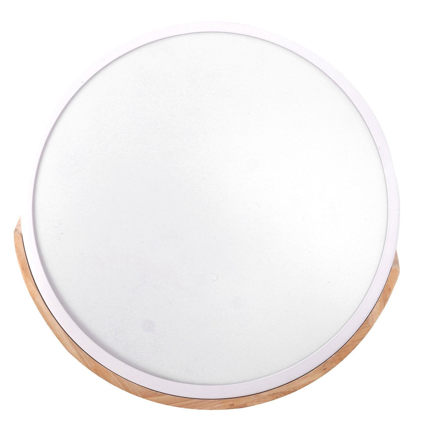 2x Wood Adjustable Led Ceiling Lamp Round Bedroom Dumb White 30cm
