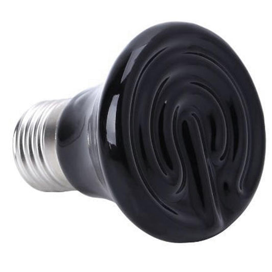 Hot 100w E27 Pet Heating Lamp Black Infrared Ceramic Emitter 220-230v