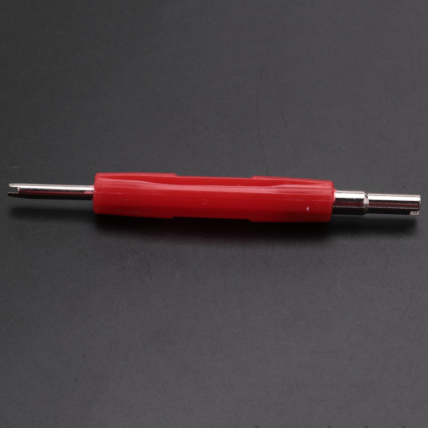 Car Bikes Red Plastic Grip Tyre Valve Core Remover Removal Tool Key