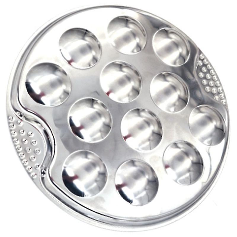 1 Set Of Stainless Steel Snail Escargot Plate Grilled Snail Tool