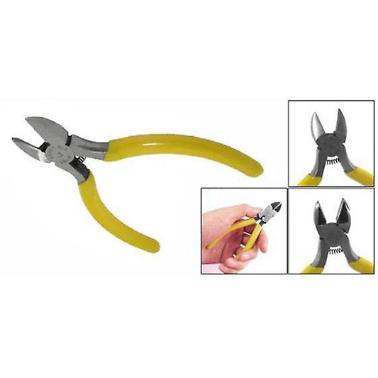 Professional Tools Wire Cutter Plier Yellow 4.5 Inch 125 Mm