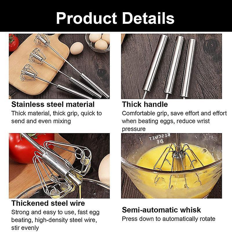 Flour Or Powdered Sugar Stainless Steel Dusting Wands with Whisk