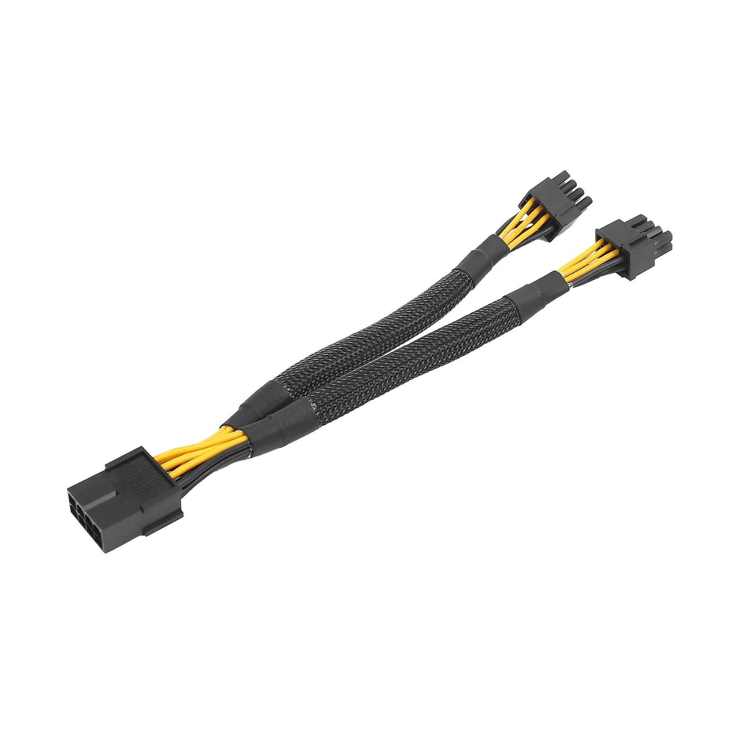 1pcs Female to Dual 2x 8 Pin (6+2) Male Pci Express Power Adapter