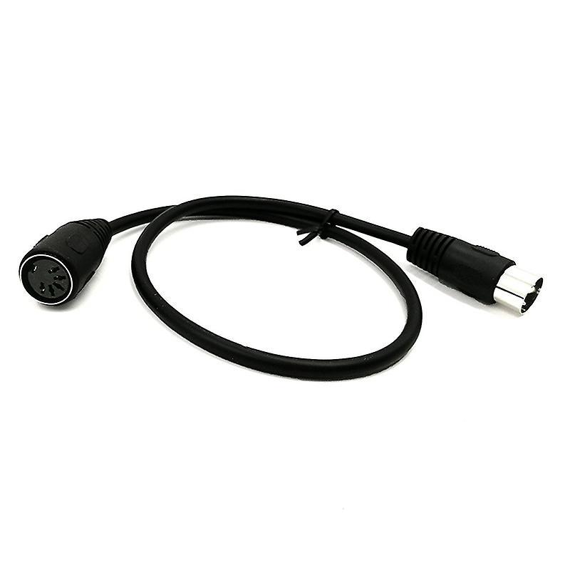 5-pin Din Male to Female Midiat Adapter Cable for Midi Keyboard 1.5m