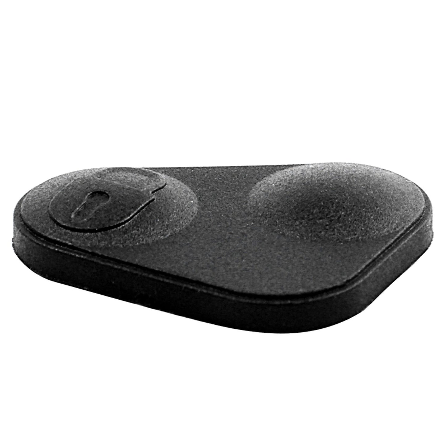 2x Rubber 2-button Remote Key Fobs Pad Cover - Ywc000300 Black