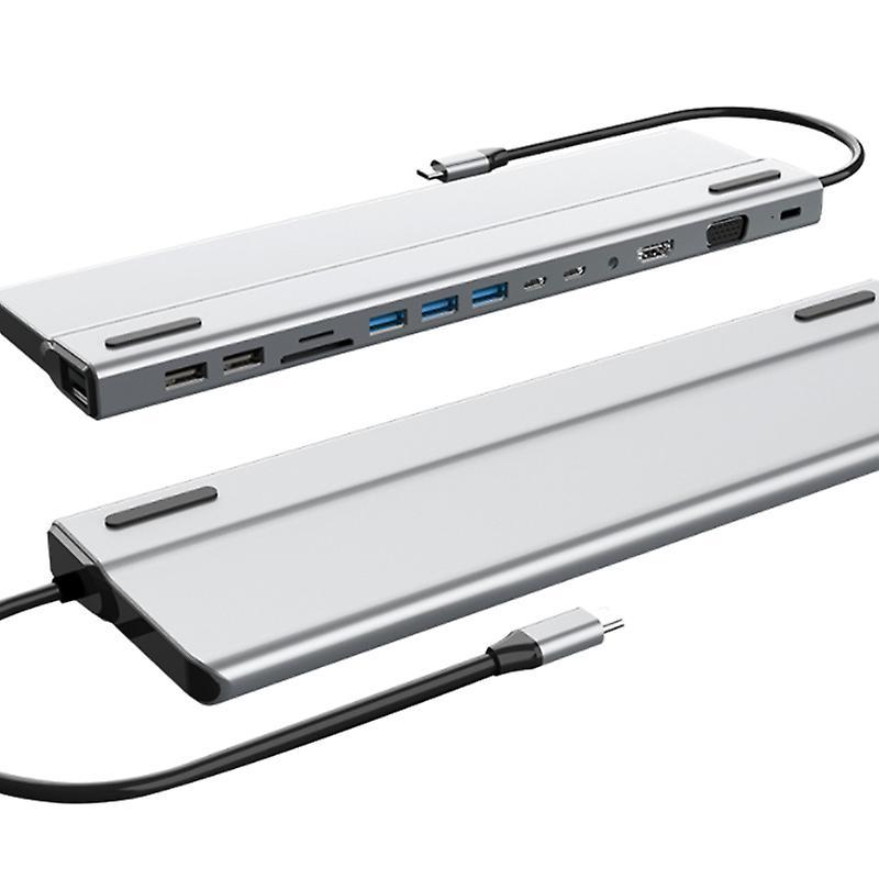 Usb C Hub, 14 In 1 Multifunctional Type-c Docking Station
