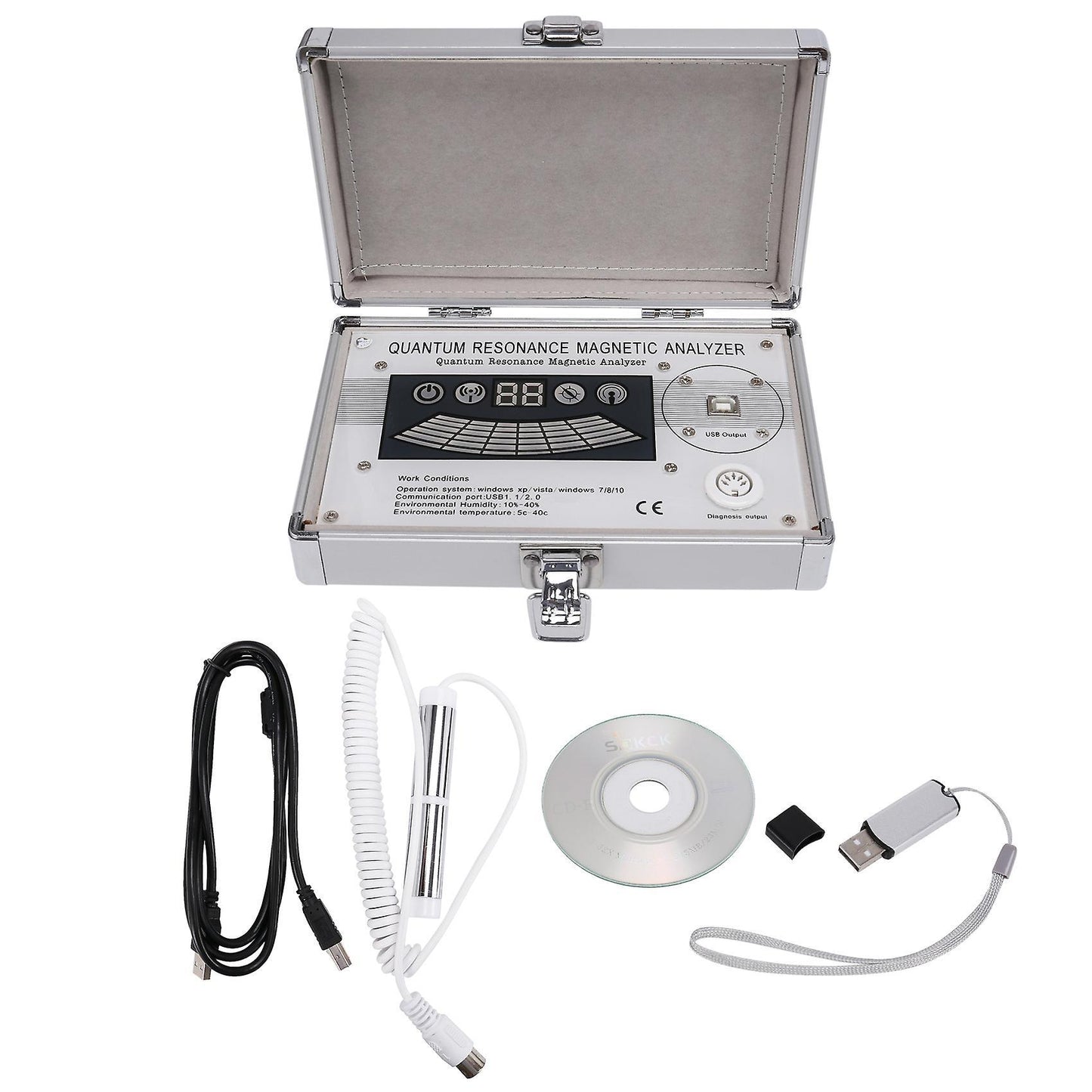 Quantum Resonance Magnetic Analyzer for Sub-health Test-spanish