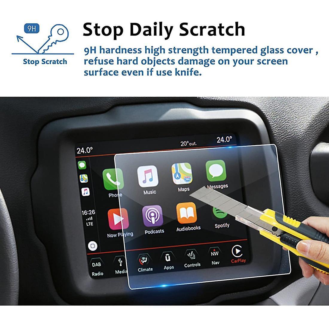 8.4 Inch Center Touch Screen Protector for 2018 2019 2020 Jeep