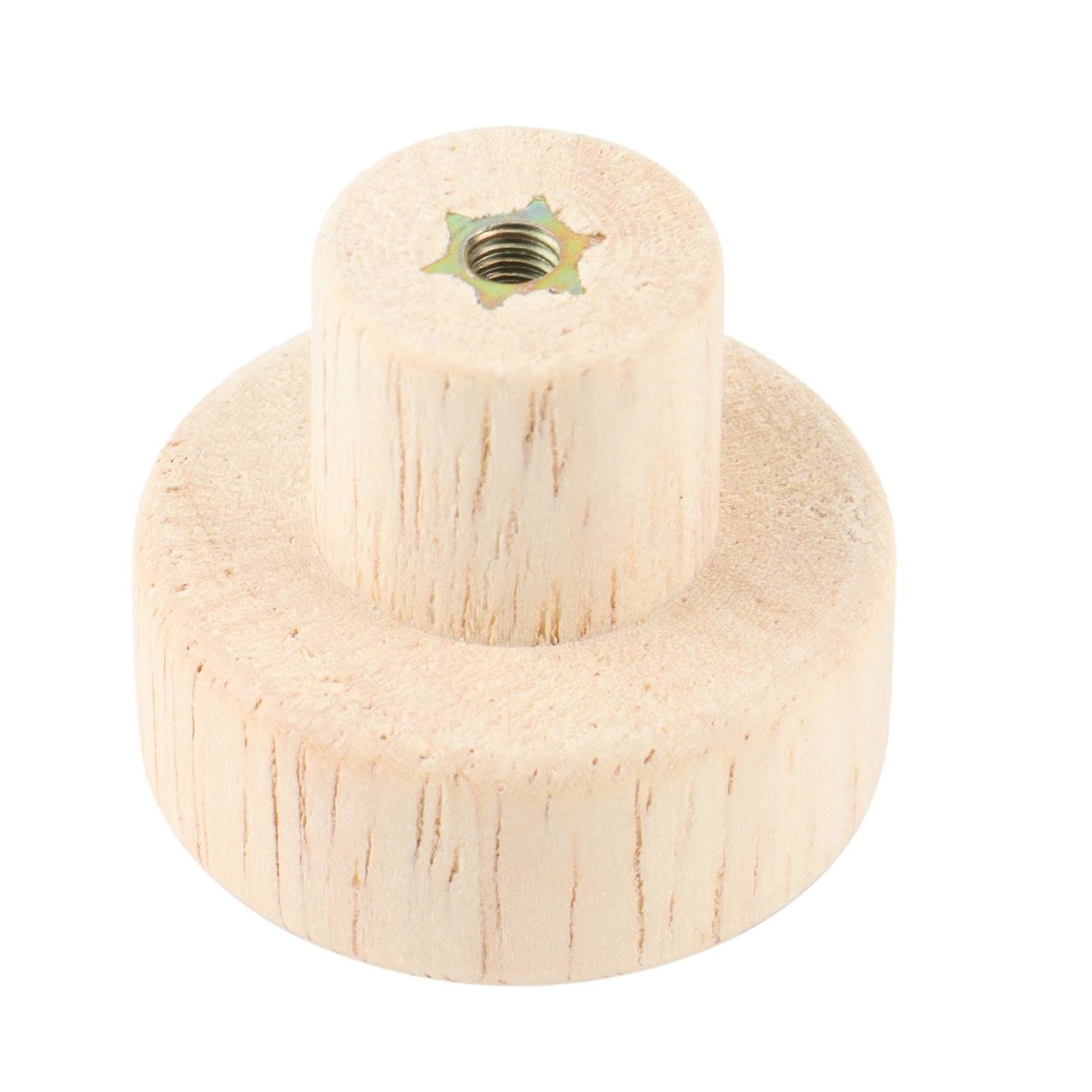 10pcs Wood Round Pull Knobs for Cabinet Drawer Handle Furniture S