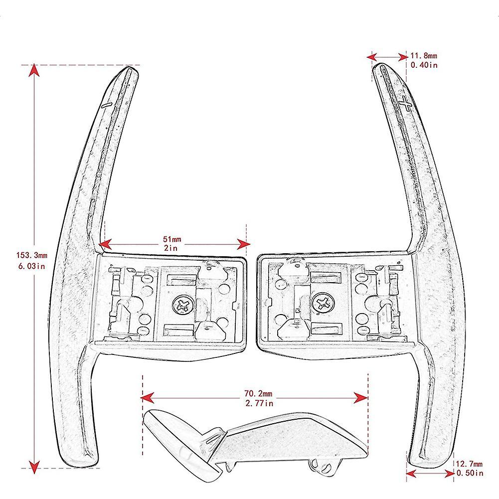 Steering Wheel Paddle Shifter For-bmw F10 F15 F20 F30 F36 G20,blue