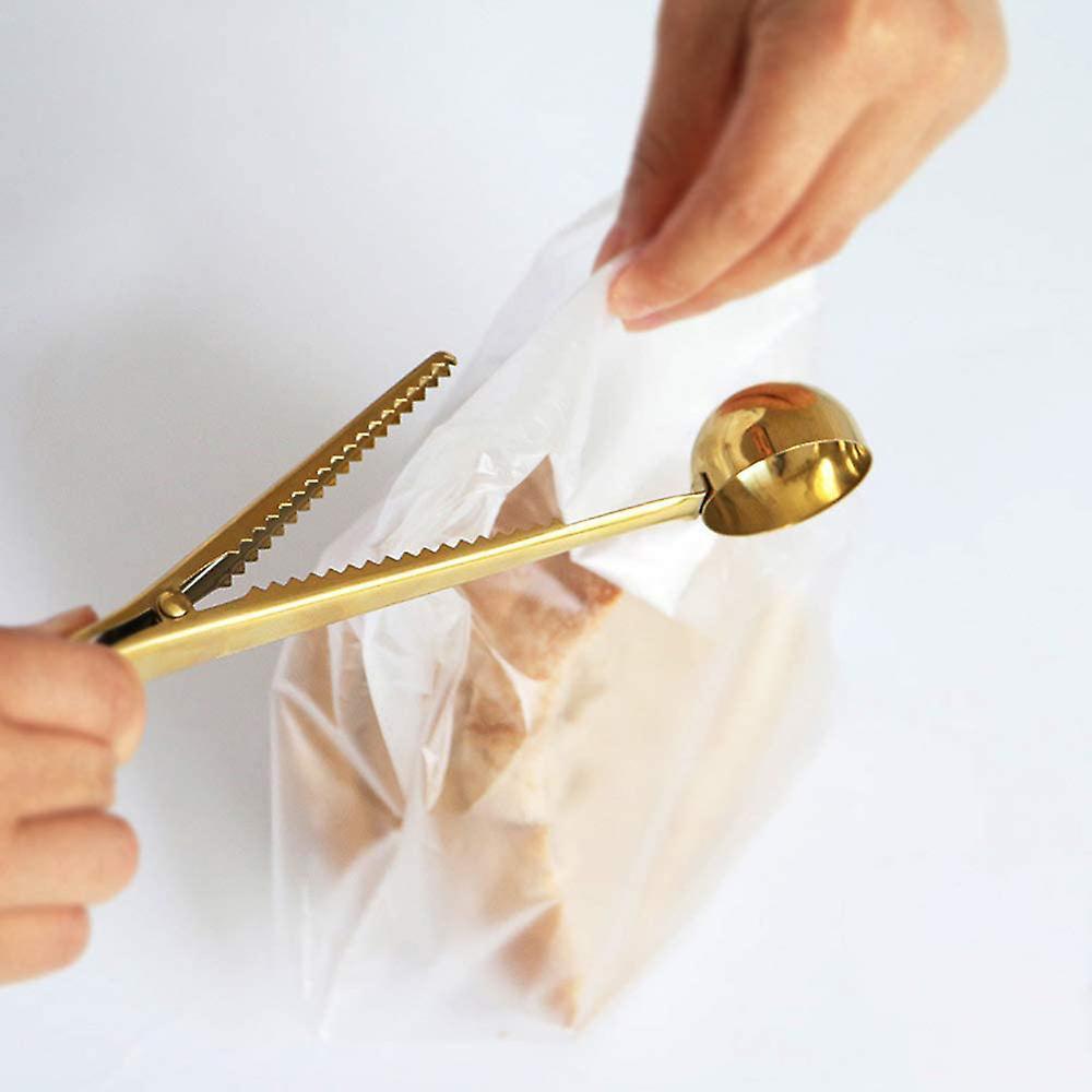 2 In 1 Multifunctional Condiment Spoon Coffee Spoon Spoon with Clip