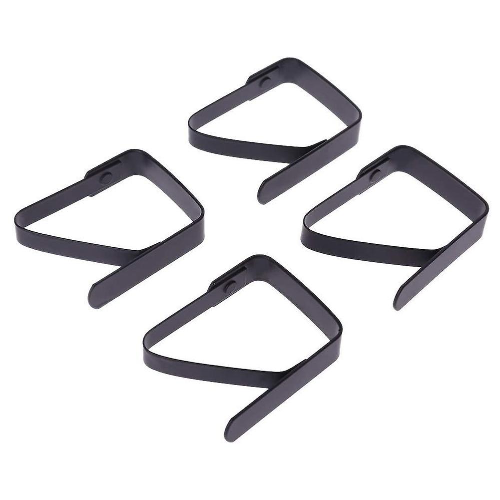 4 Pcs Black Black Tablecloth Clip Tablecloth Fixing Clip 5x4cm