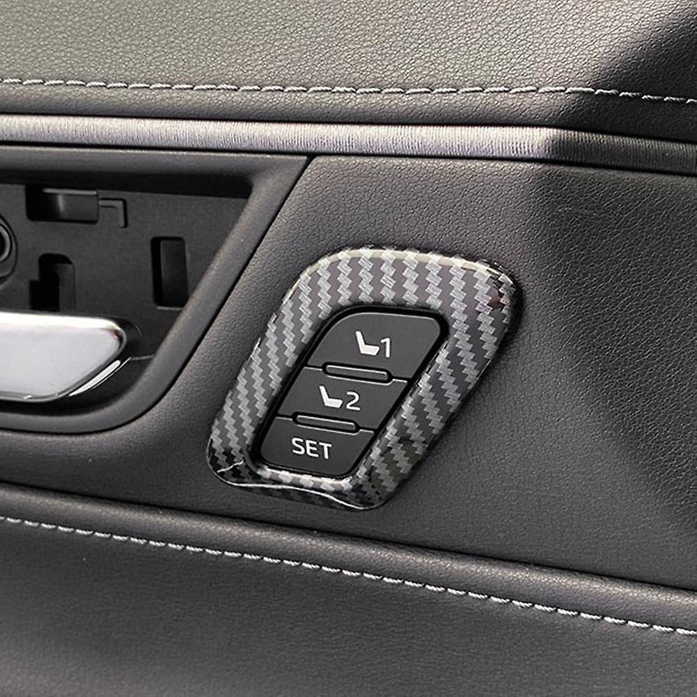 Car Seat Adjustment Button Cover Trim Frame Decor Sequin Accessories