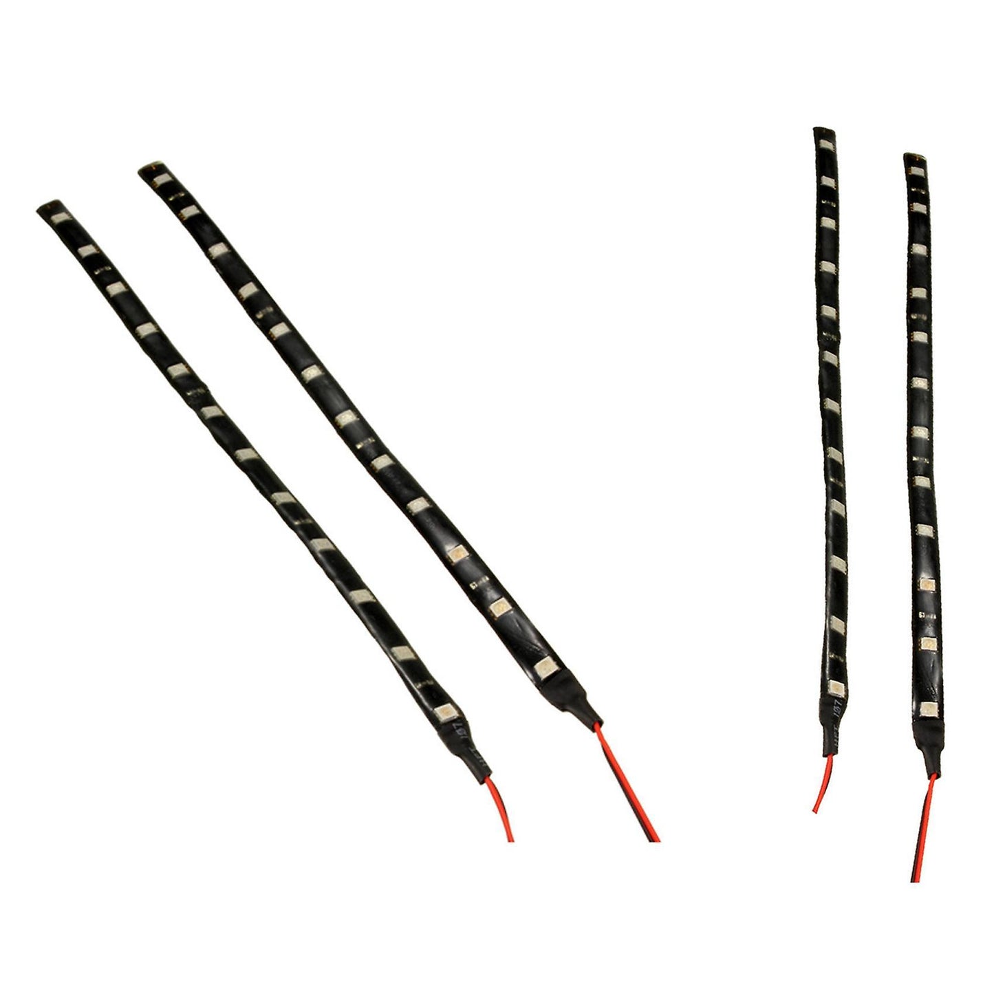 2 X 5050 Smd 12 Led Flexible Strip Light 30cm Red