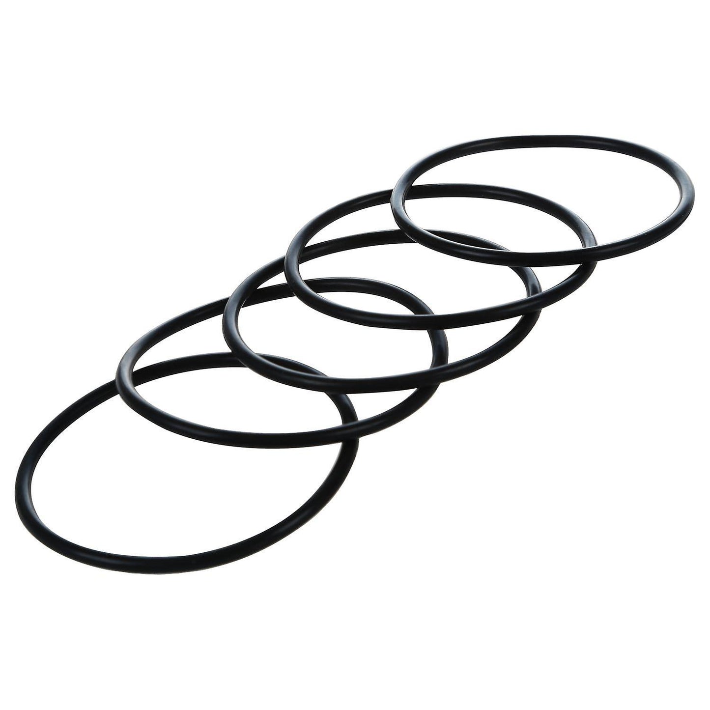 5pcs 66mm X 60mm X 3mm Mechanical Black O Ring Oil Seal Gaskets