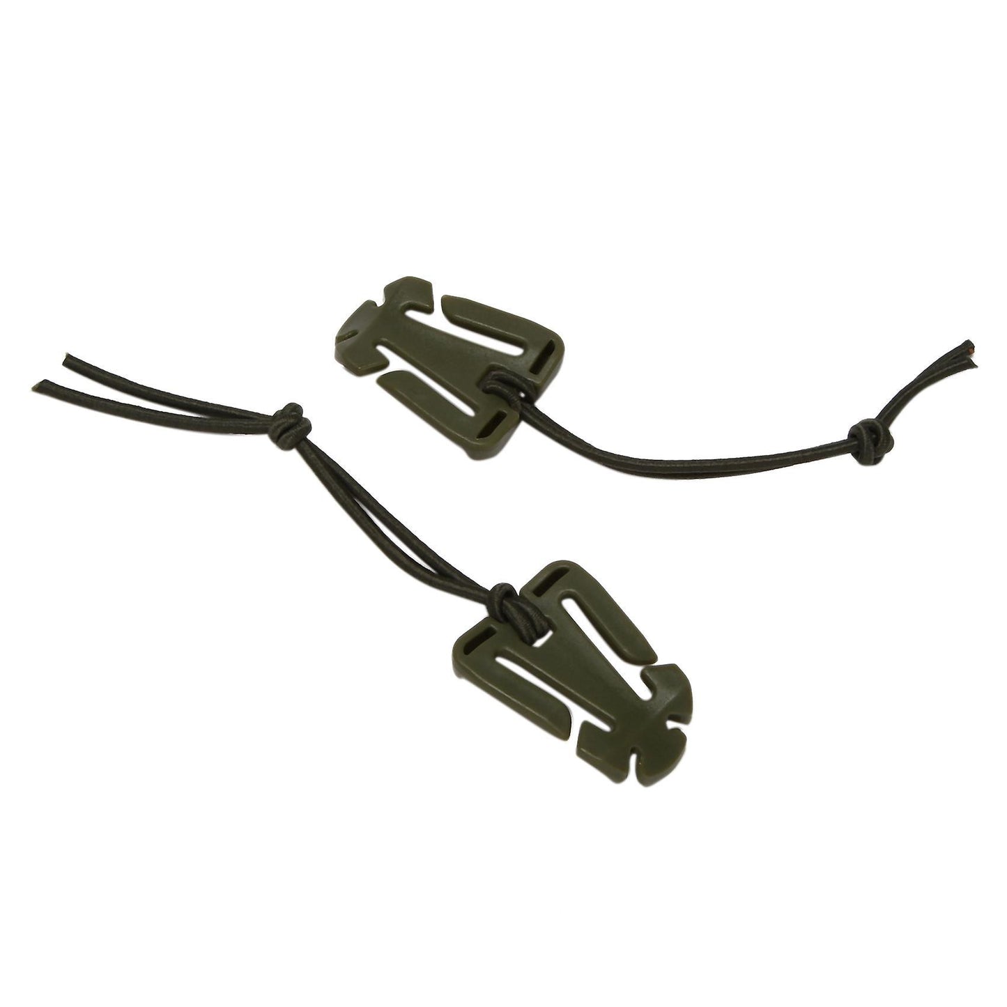 4pcs Molle Web Dominators with Elastic String,multipurpose Fastener
