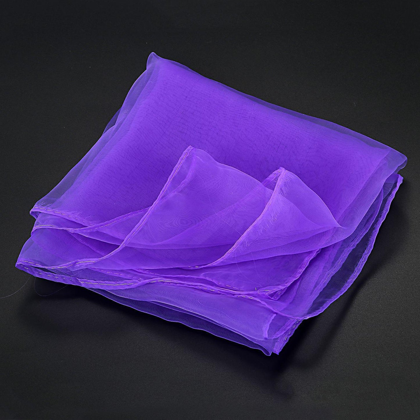 Plain Chiffon Neck Scarf Head Scarves 70 Cm X 70cm (light Purple)