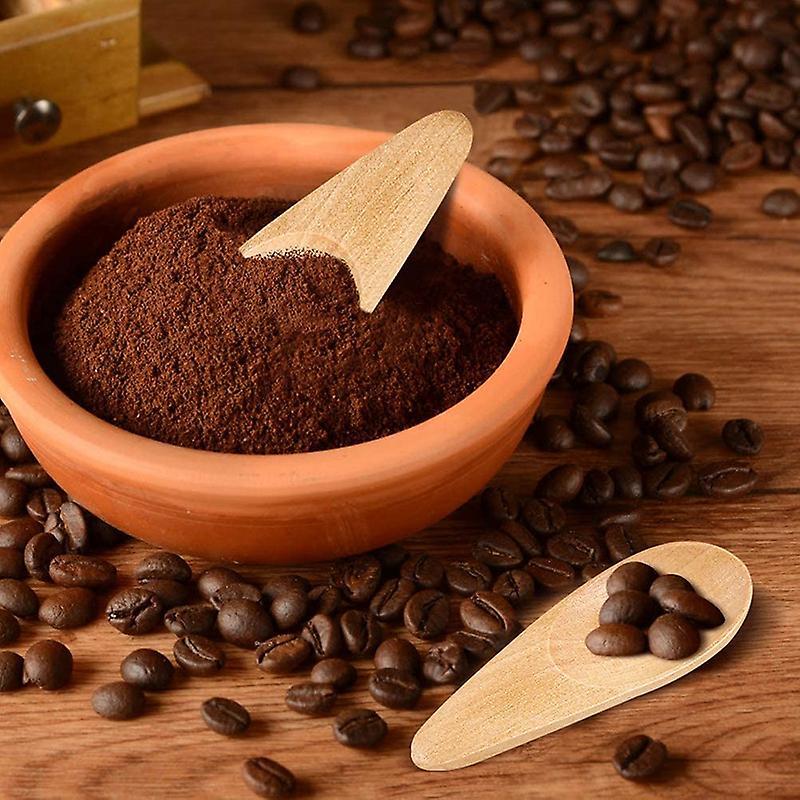 5 Pieces Mini Wooden Spoon,for Coffee Tea Leaves Spice Candy,etc
