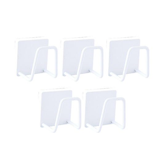 5pcs Kitchen Stainless Steel Sponges Drain Drying Rack Kitchen Sink-c