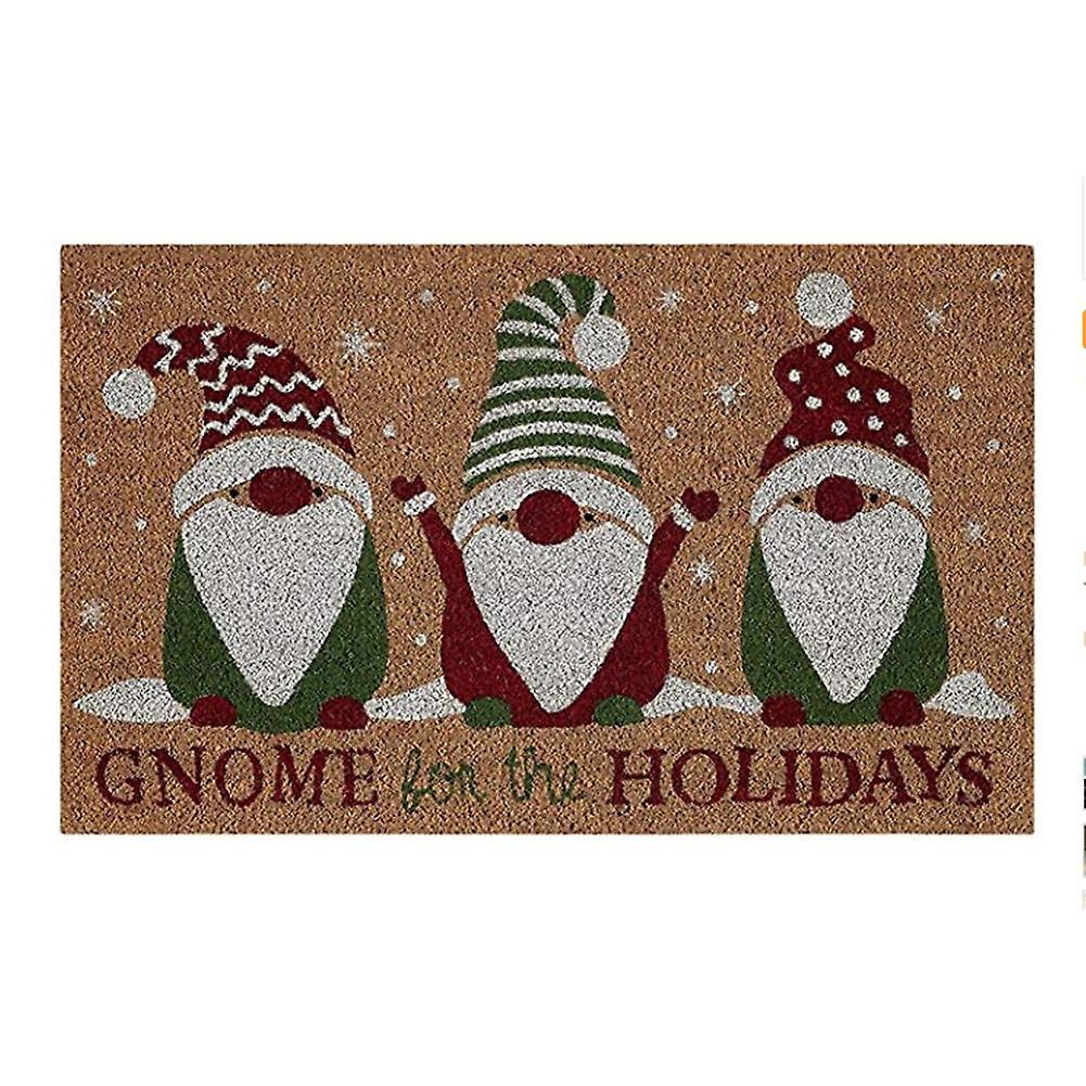 Christmas Halloween Dwarf Doormat Blanket Front Door Decorations