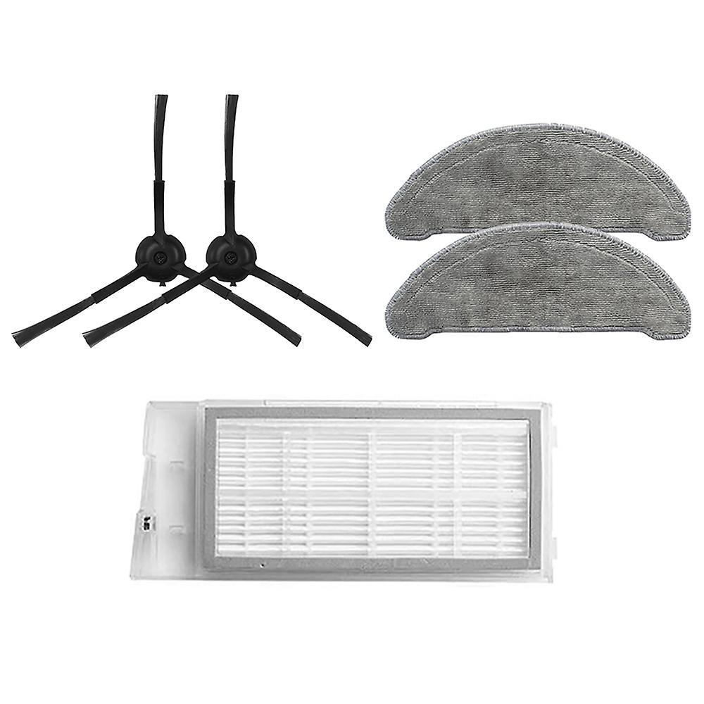 Mops Cloths Rag Side Brush & Hepa Filter for Roidmi Eve Plus Robot