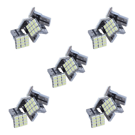 T10 W5w Canbus Blanco 1206 12-smd Led Coche Lampara 12v 4 Piezas