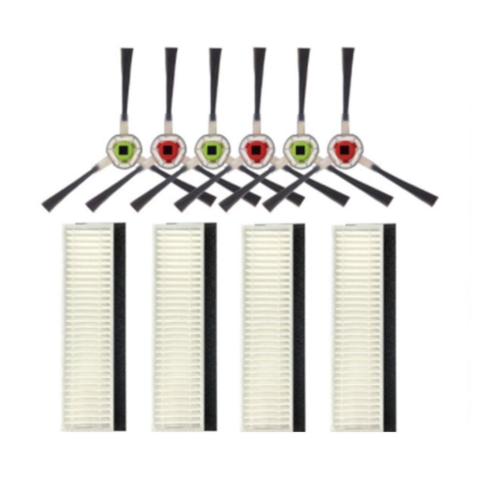 Side Brush Hepa Filter Kit Replacement for Ecovacs Dk35 Dk33 Dk45