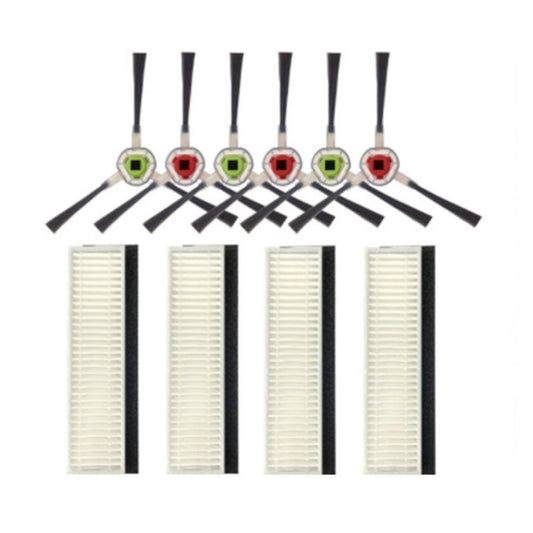 Side Brush Hepa Filter Kit Replacement for Ecovacs Dk35 Dk33 Dk45