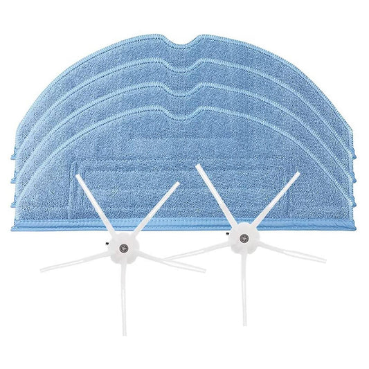 Mops Rag Mop Pads Side Brush for Roborock S7 Vacuum Cleaner Sweeper