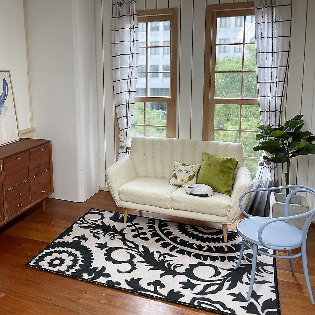 1/6 Dollhouse Model Furniture Accessories Mini Carpet, As Shown