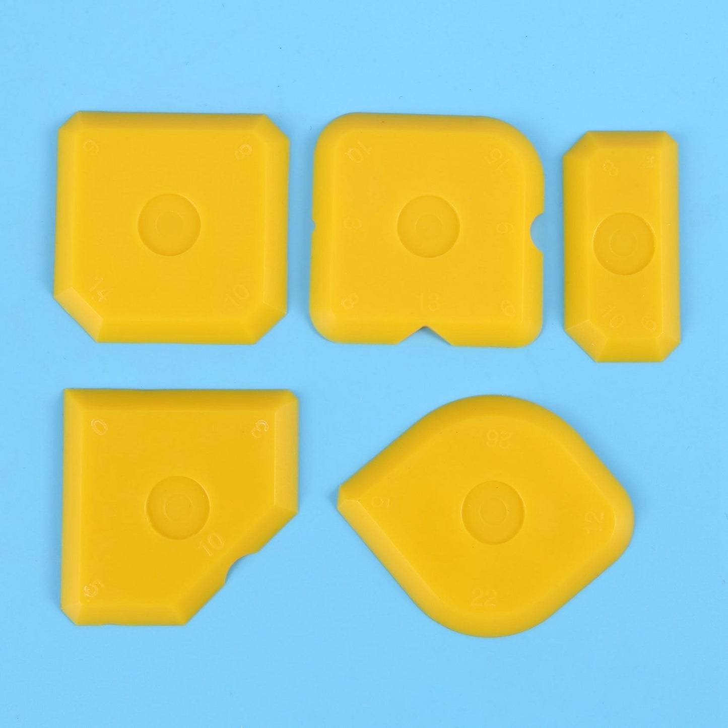 10pcs Scraper Tool Remover Silicone Joint Filler Smoothing Spatula