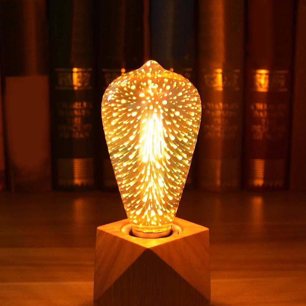 Led Infinity 3d Firework Effect Led Light Bulb Decoration,a60