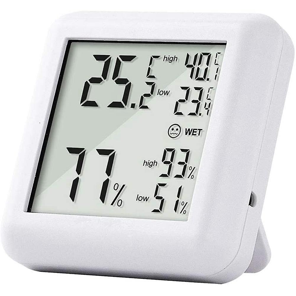 Room Thermometer Hygrometer, Large Display Palm-sized Humidity Meter