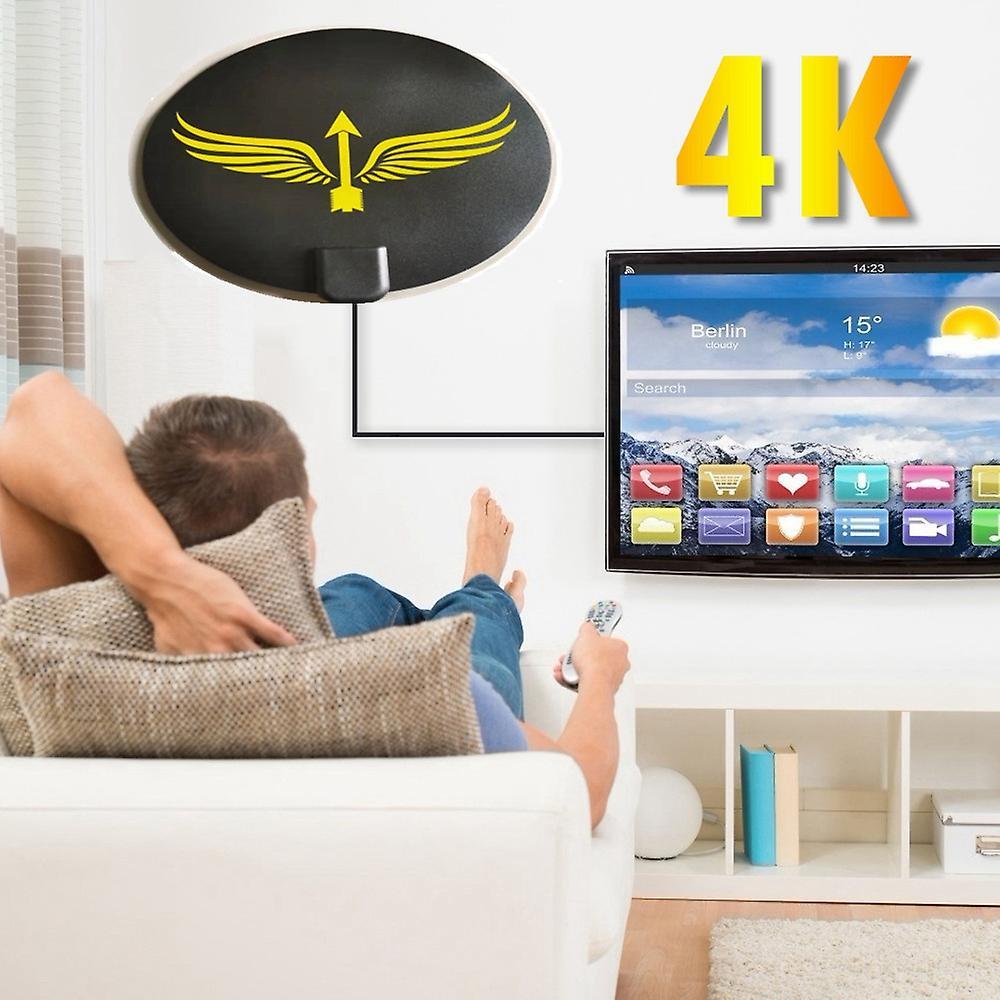 5000 Miles 4k Digital Antenna Dvb-t2 Hd Tv High Gain with Amplifier