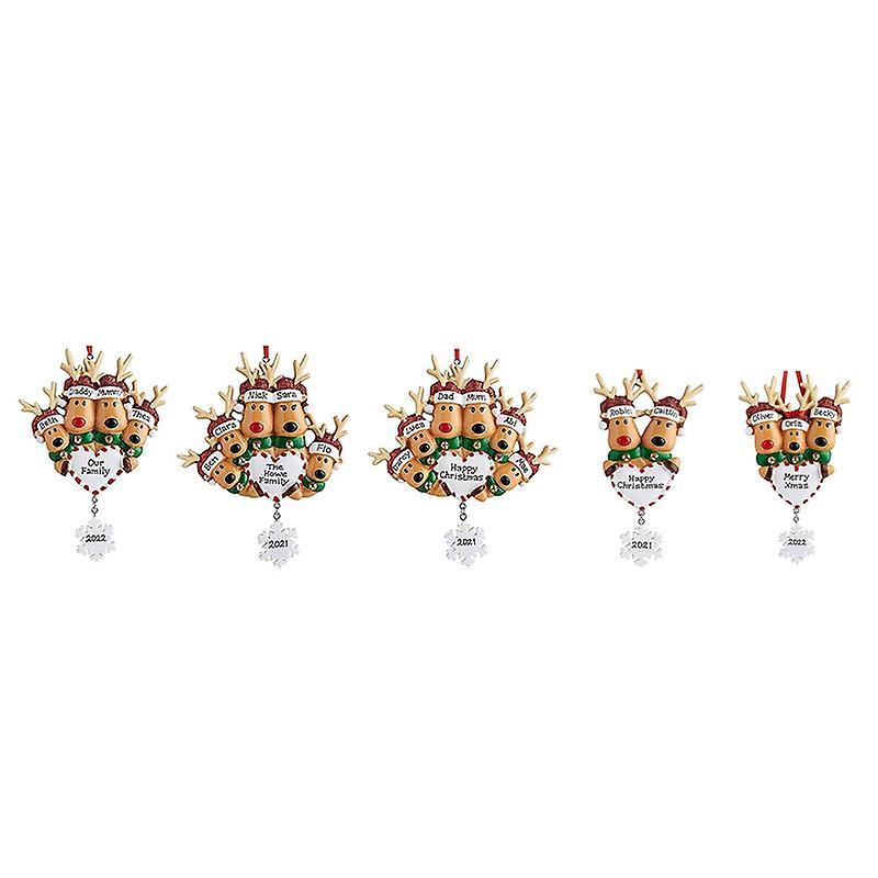 Family Christmas Tree Family Set Gift (christmas Deer, Family Of 2)
