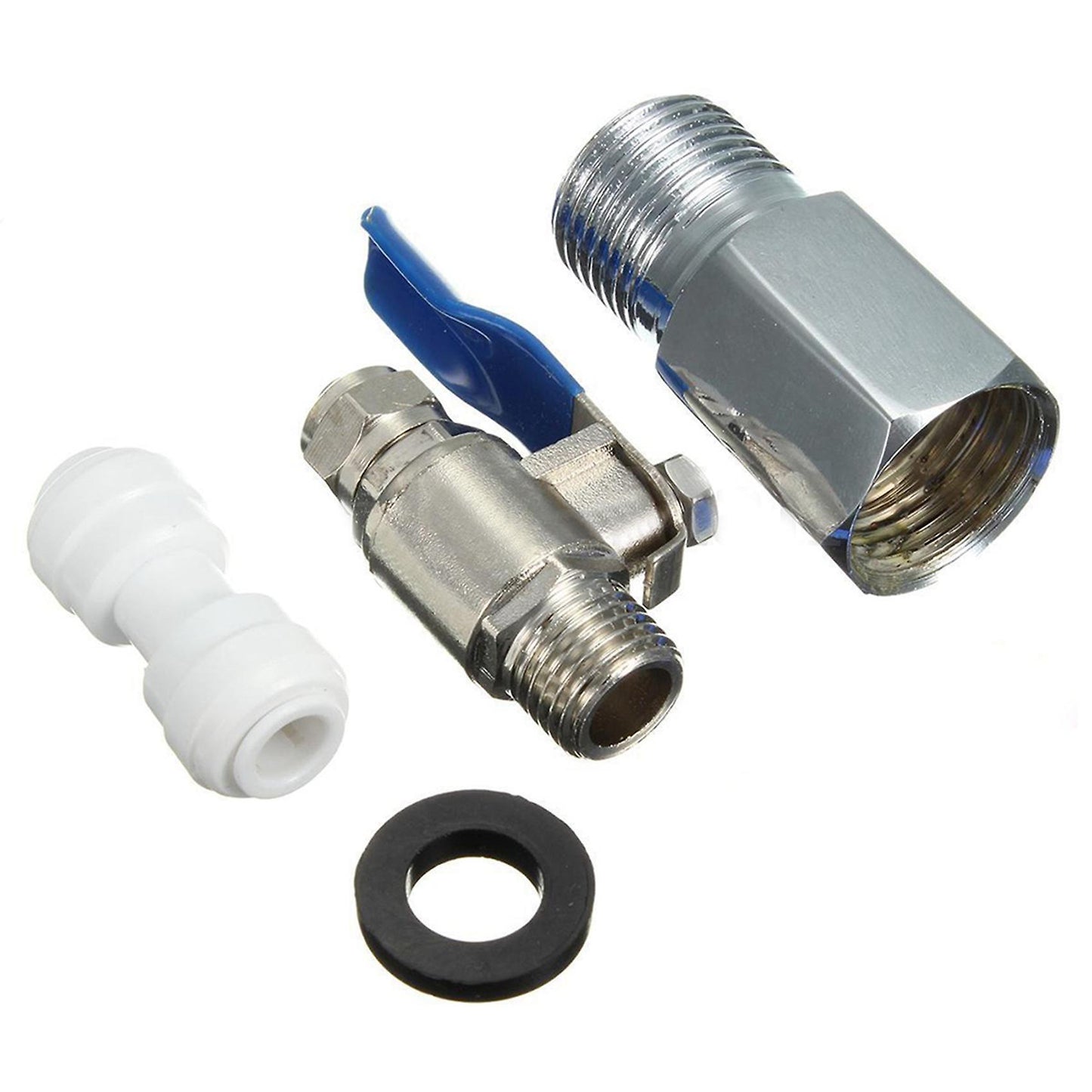 1/2 Inch to 1/4 Inch Ro Feed Water Adapter Ball Valve Faucet Tap