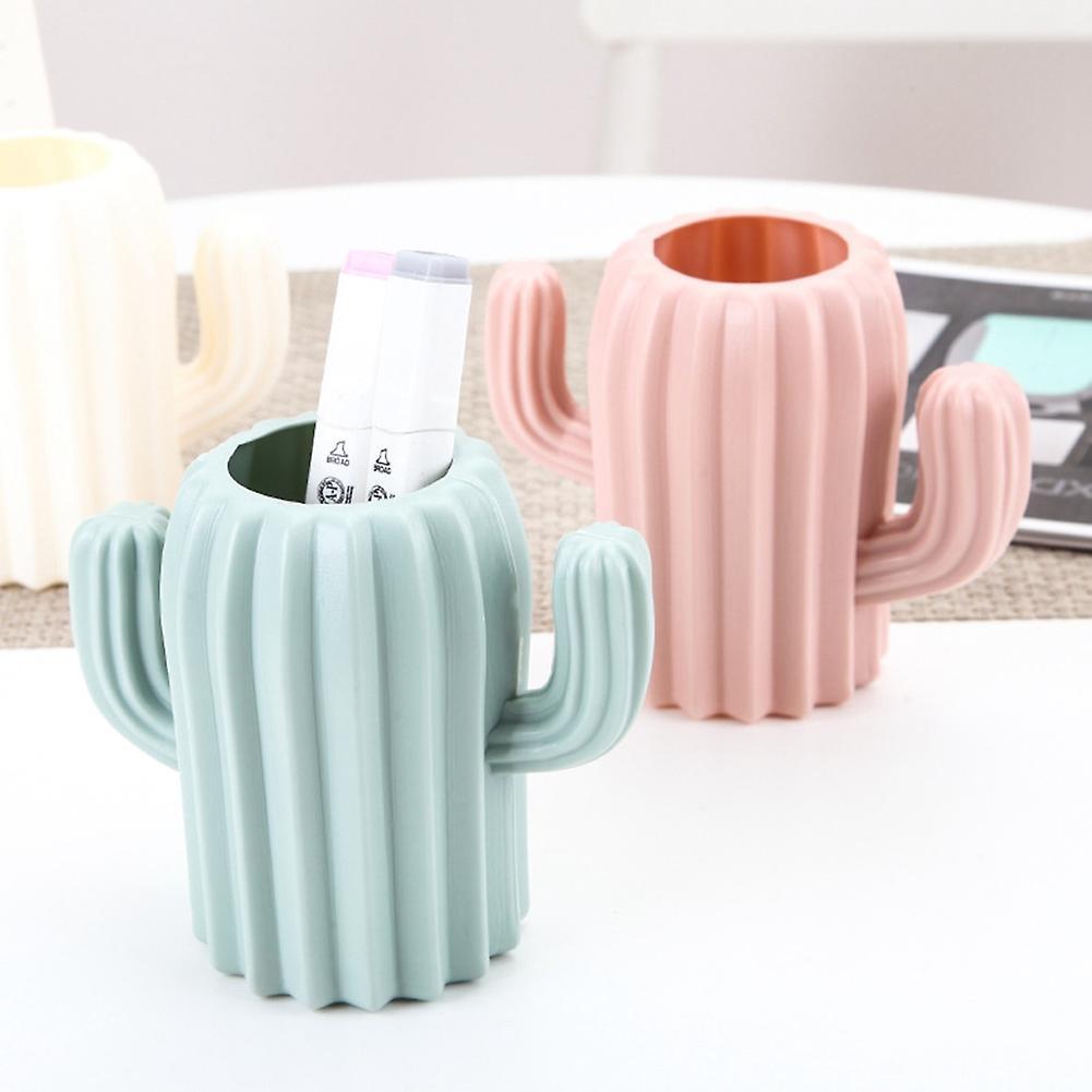 Cactus Pen Holder Stationery Beauty Brush Pen Storage Container,b