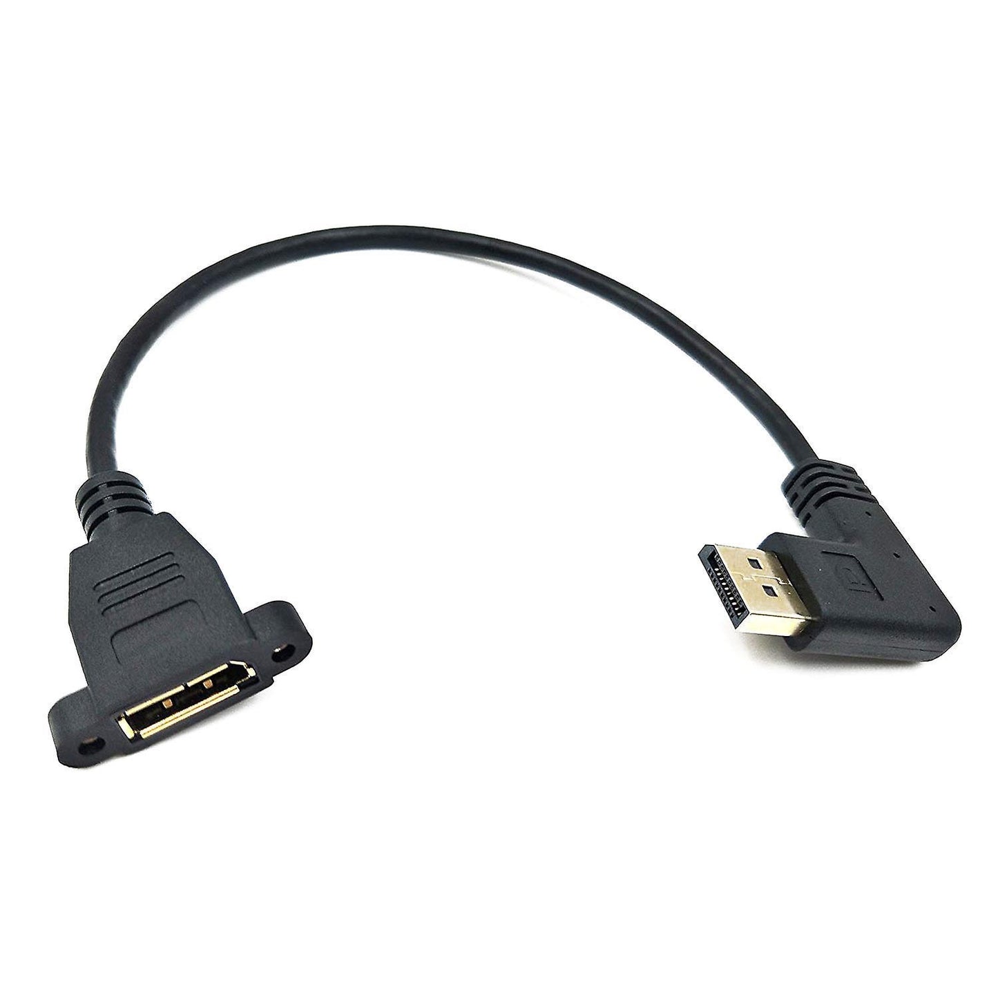 Dp to Dp Cable, 12 Inch / 30cm Right Angle 90 Degree Displayport (dp)