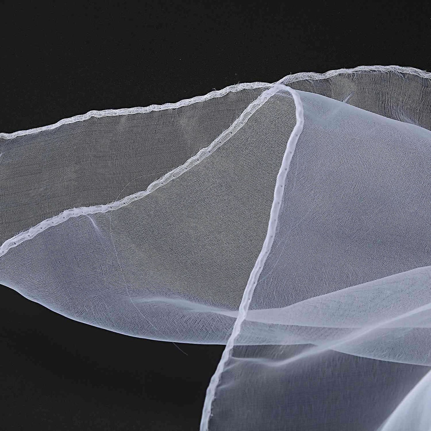 Plain Chiffon Neck Scarf Head Scarves 70 Cm X 70cm (yellow)