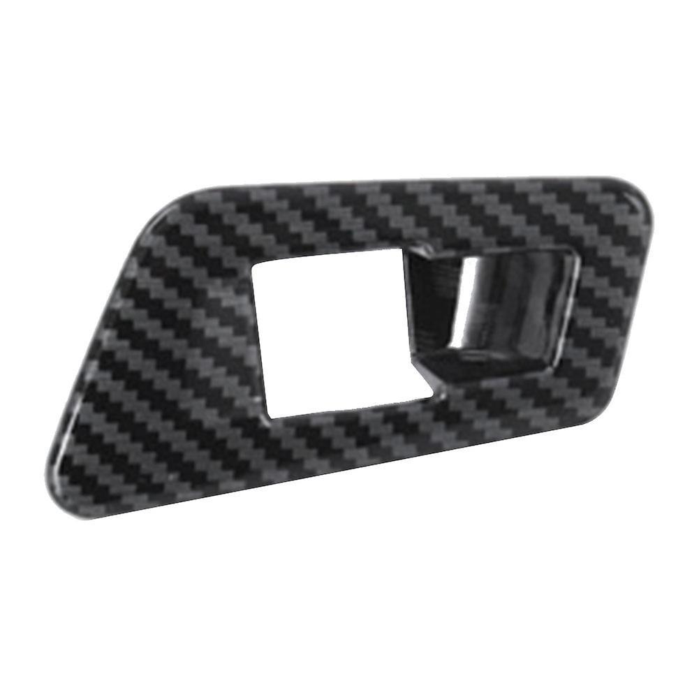 Carbon Fiber Car Tailgate Switch Trunk Control Button Cover