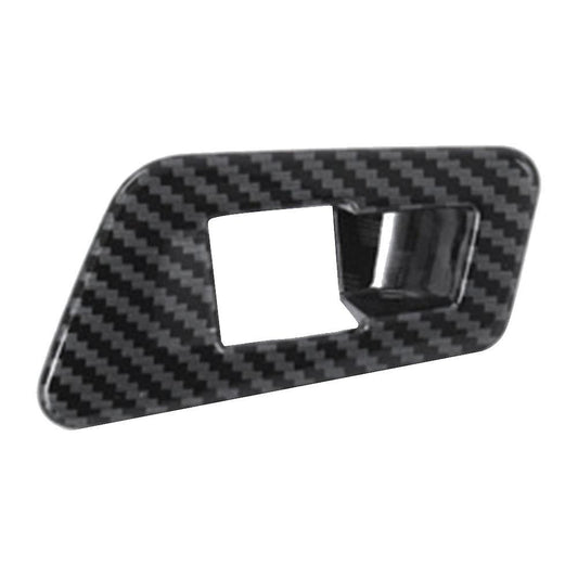 Carbon Fiber Car Tailgate Switch Trunk Control Button Cover